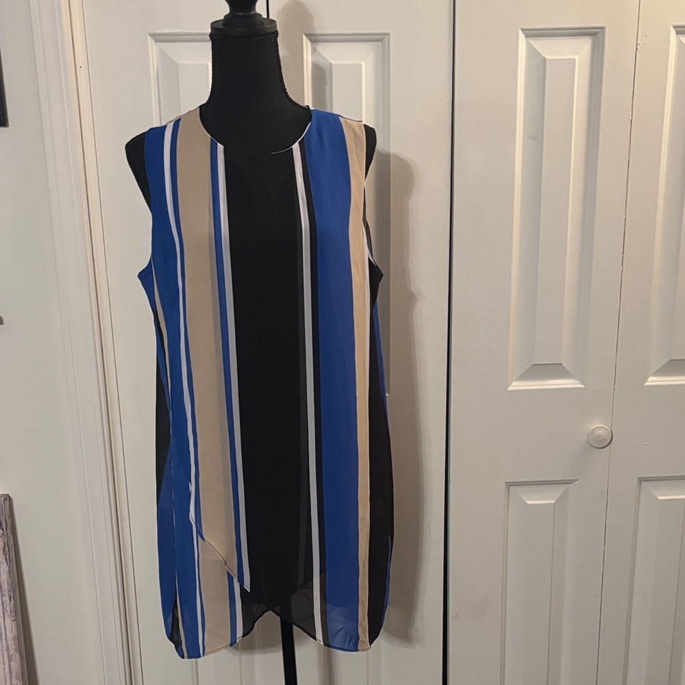 Chico's Multicolor Striped Mini Dress